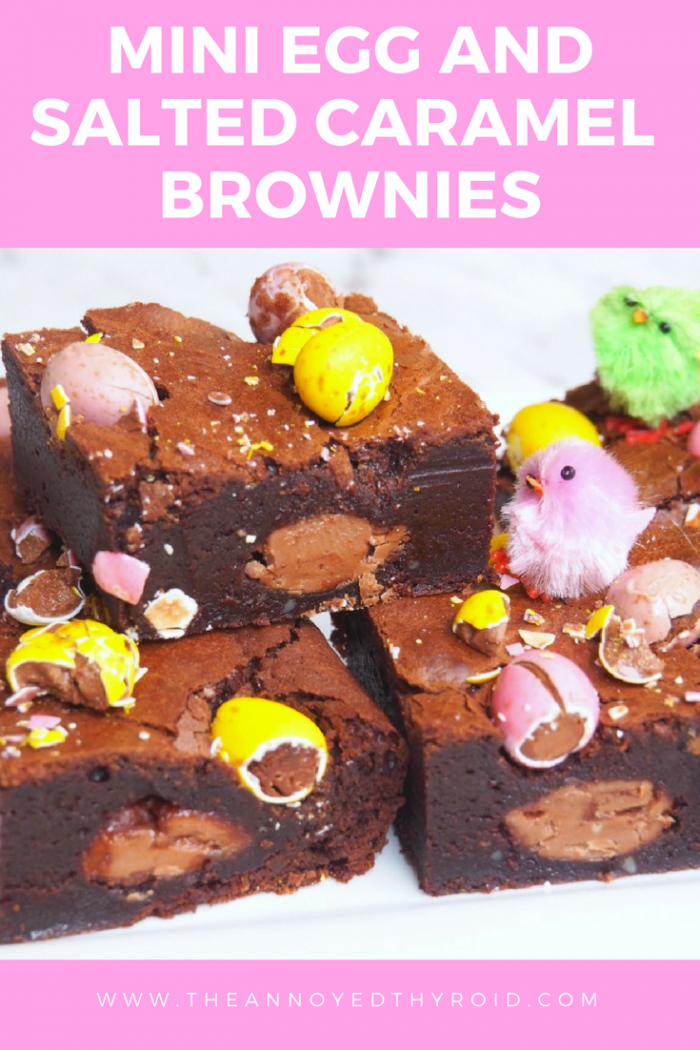 mini egg brownies 