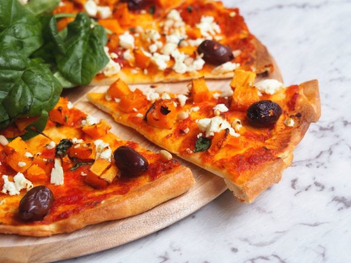 Pumpkin, Feta and Pine Nut Pizza 5