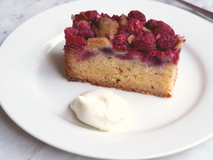 Mixed Berry and Almond Traybake 5