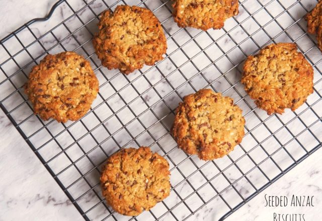 ANZAC Biscuits with Seeds