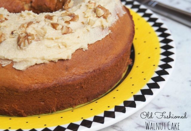 Old Fashioned Walnut Cake