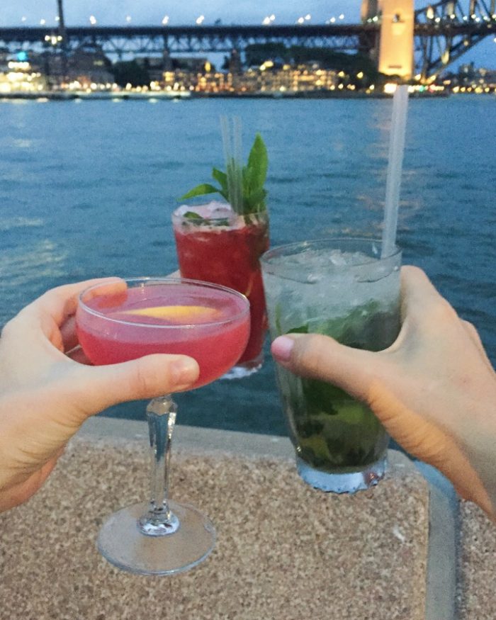 visitors in Sydney - Opera Bar