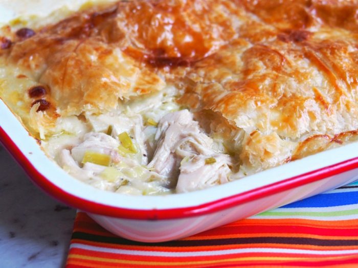 Slow Cooker Chicken and Leek Pie 2