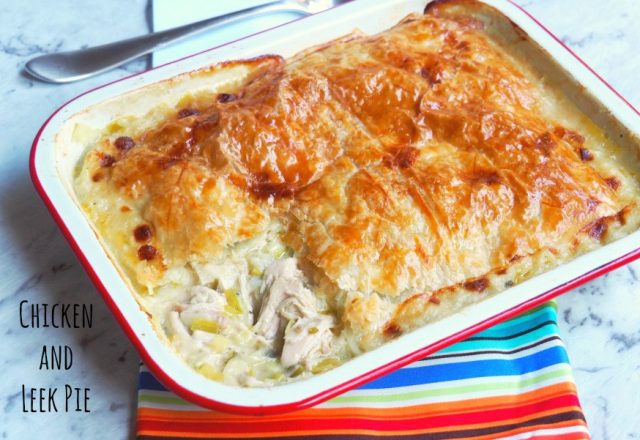 Slow Cooker Chicken and Leek Pie