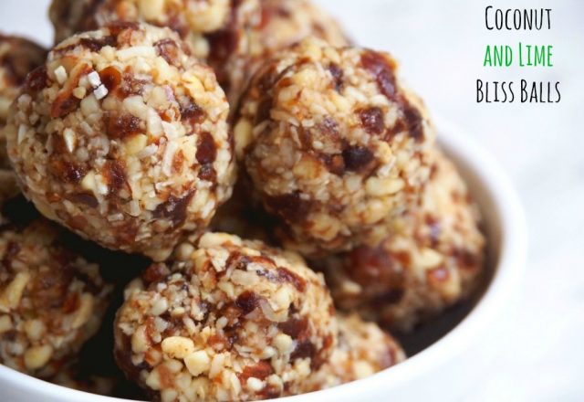Coconut and Lime Bliss Balls