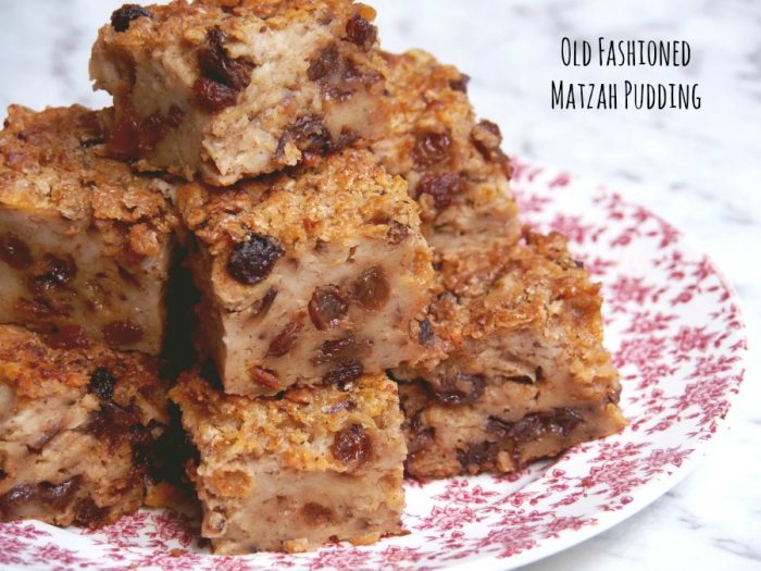 Old Fashioned Matzah Pudding 4