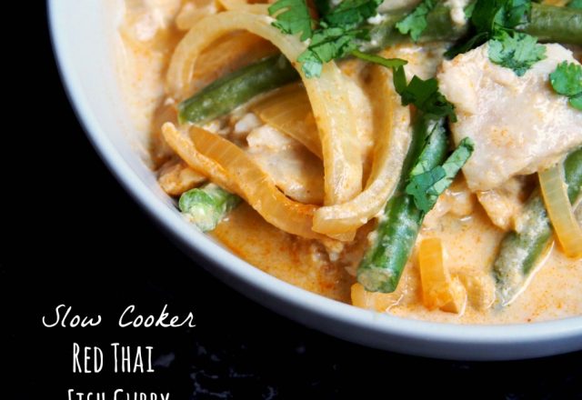 Slow Cooker Red Thai Fish Curry