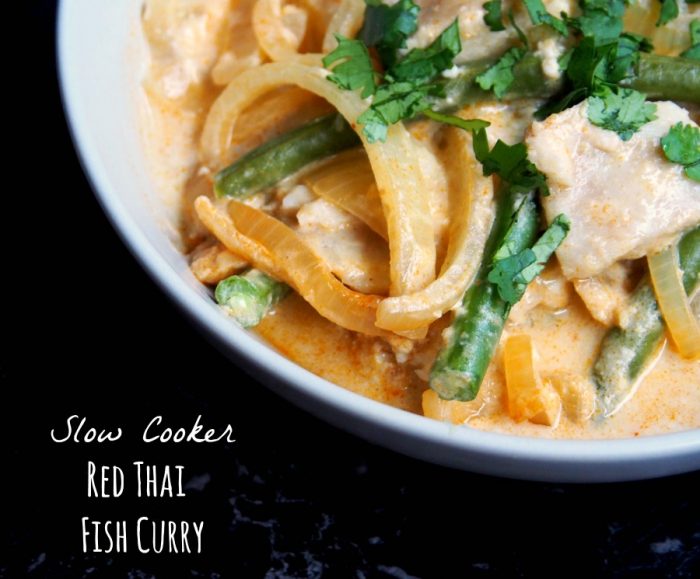 Slow Cooker Red Thai Fish Curry