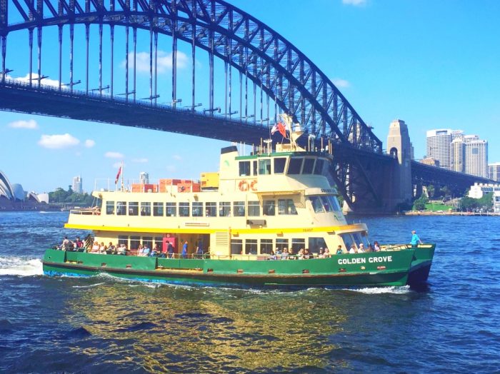 What to see and do in Sydney - Barangaroo ferry