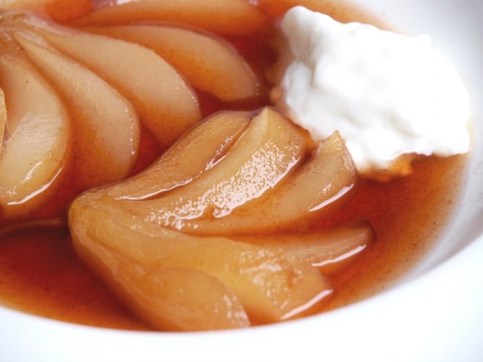 Slow cooker Blushing Pears 4