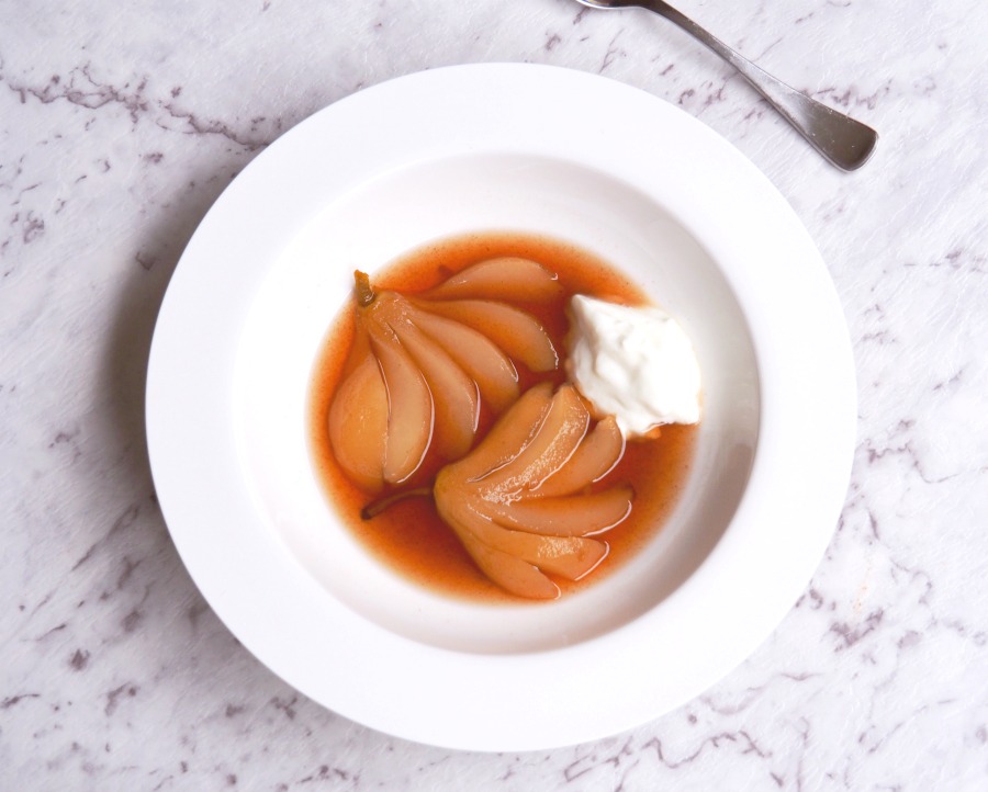 Slow cooker Blushing Pears 6