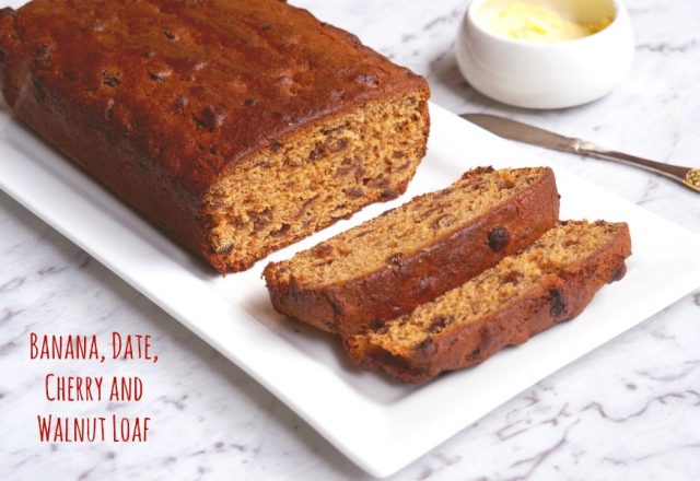 Banana, Date, Cherry and Walnut Loaf