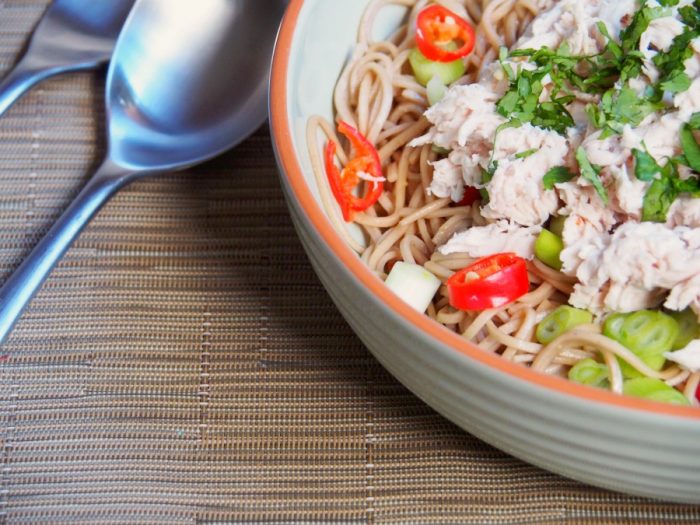 cold chicken noodle salad 1