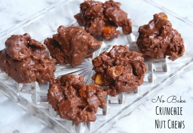 No Bake Crunchie Nut Chews