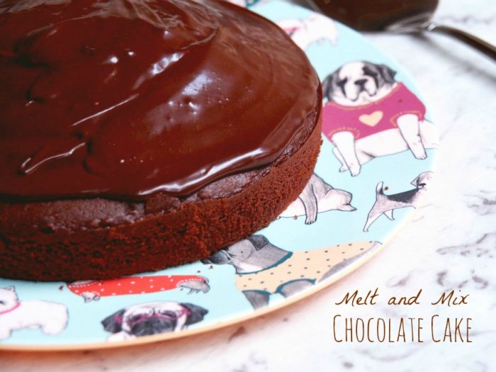 Melt and Mix Chocolate Cake