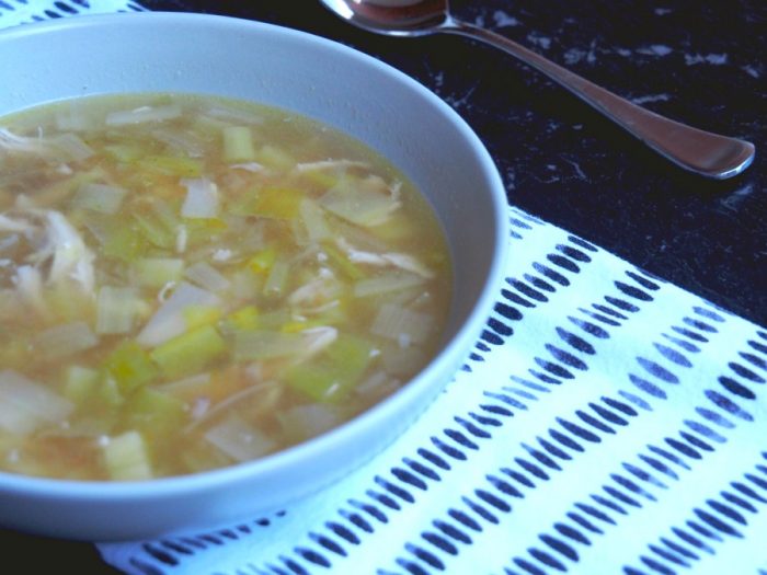 Emily's Chicken, Leek and Potato Soup 1