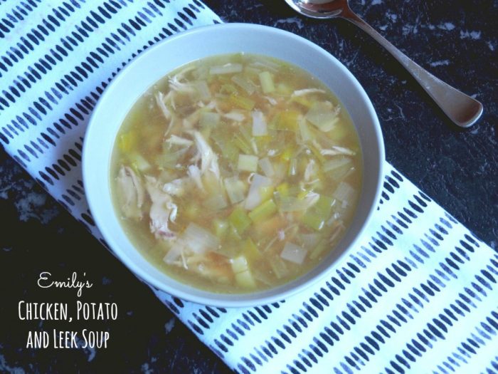 Emily's Chicken, Leek and Potato Soup 3