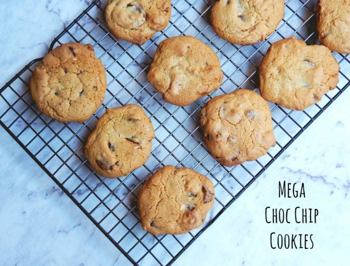 Mega Choc Chip Cookies 4