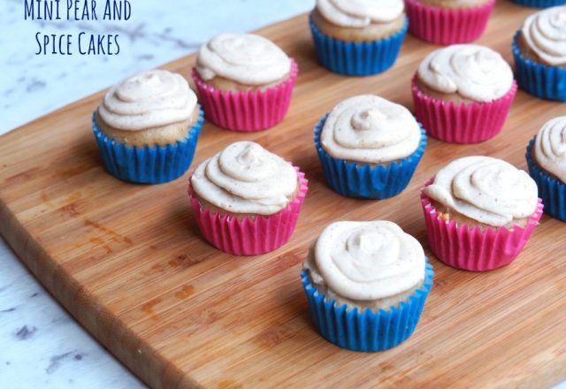 Mini Pear and Spice Cakes