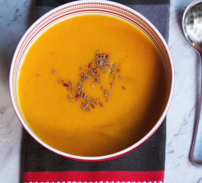 Spiced Carrot and Lentil Soup 2