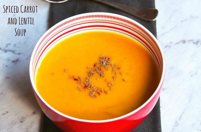 Spiced Carrot and Lentil Soup 4