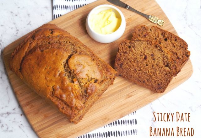 Sticky Date Banana Bread