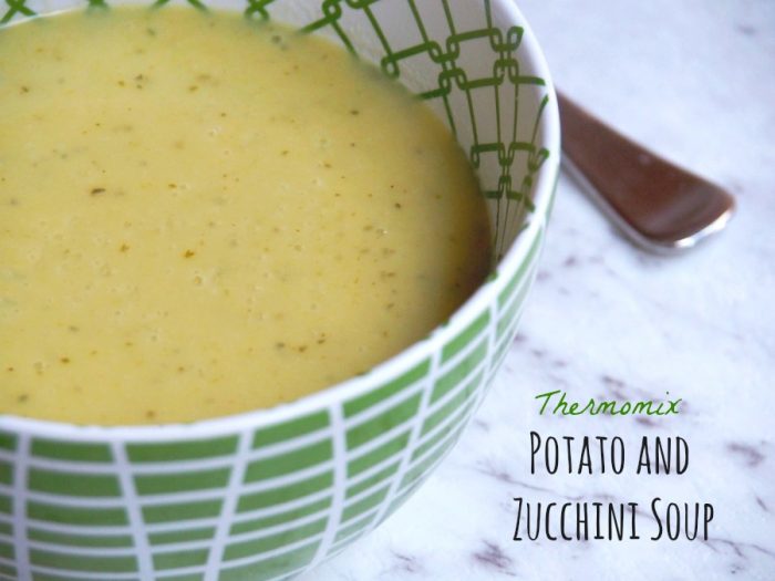 Thermomix Potato and Zucchini Soup 1