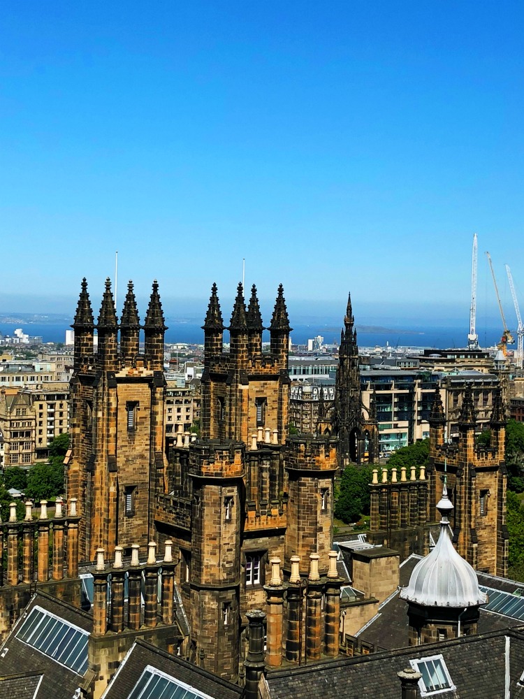 48 hours in Edinburgh - Camera Obscura rooftop