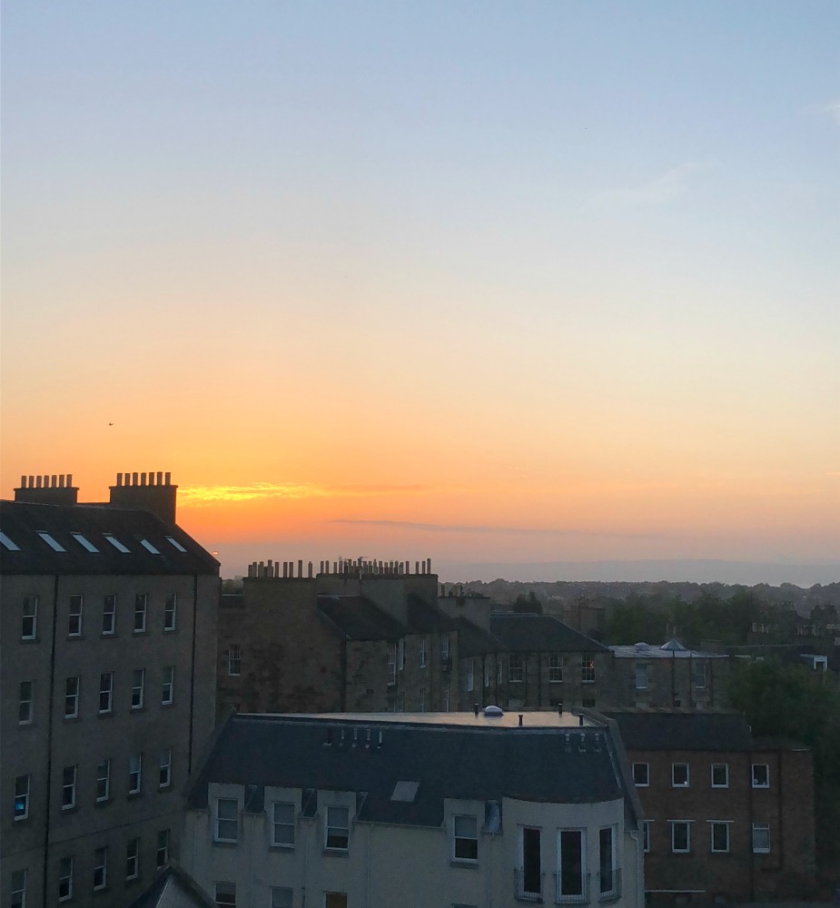 t48 hours in Edinburgh - Sunset in Edinburgh