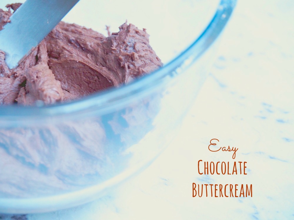 Easy chocolate buttercream