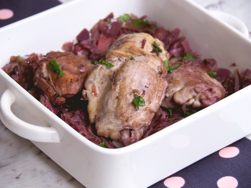 Slow Cooker Chicken with Red Cabbage 3