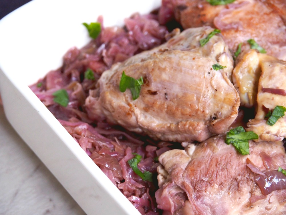 Slow Cooker Chicken with Red Cabbage 2