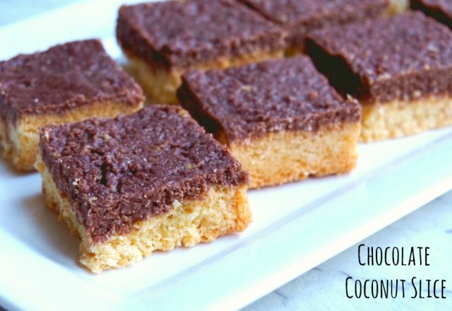 Chocolate Coconut Slice