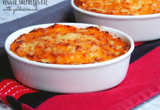 Meatless Monday –  Veggie Shepherd’s Pie with Golden Mash