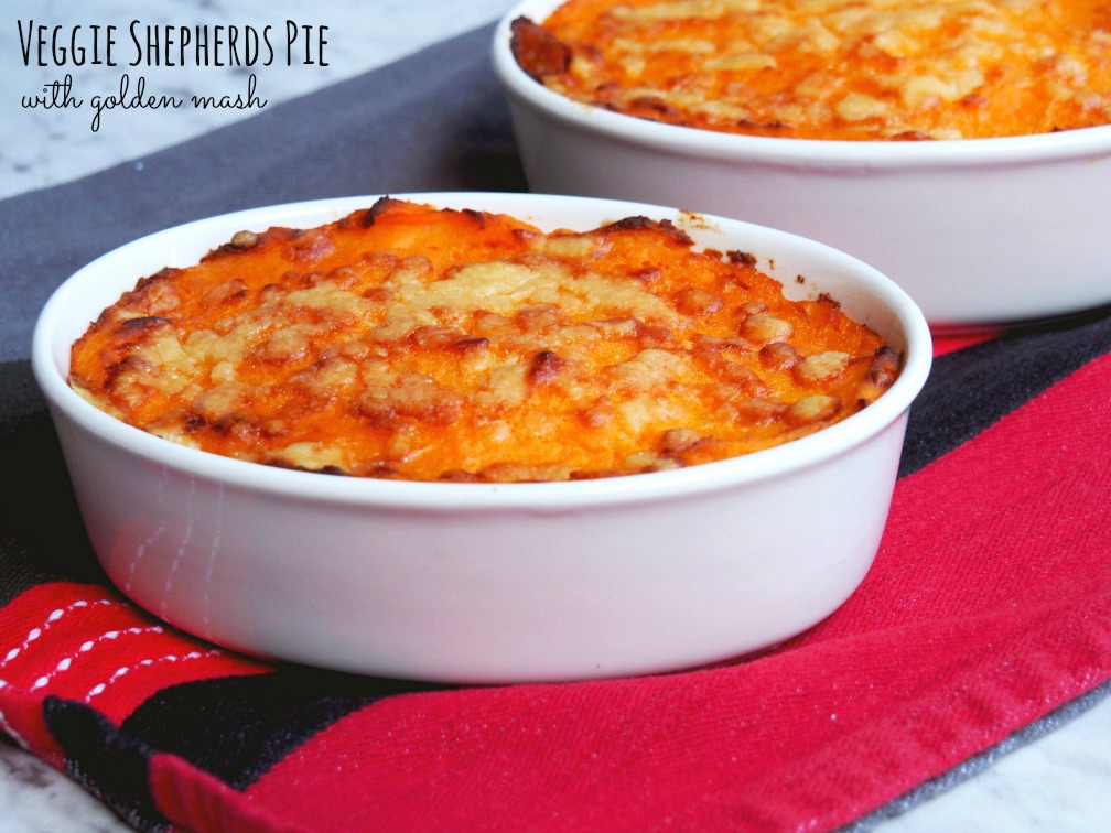 Veggie Shepherd's Pie with Golden Mash