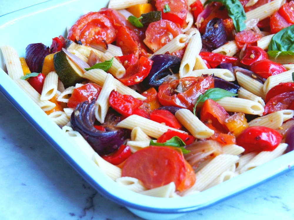 mediterranean veggie pasta 3