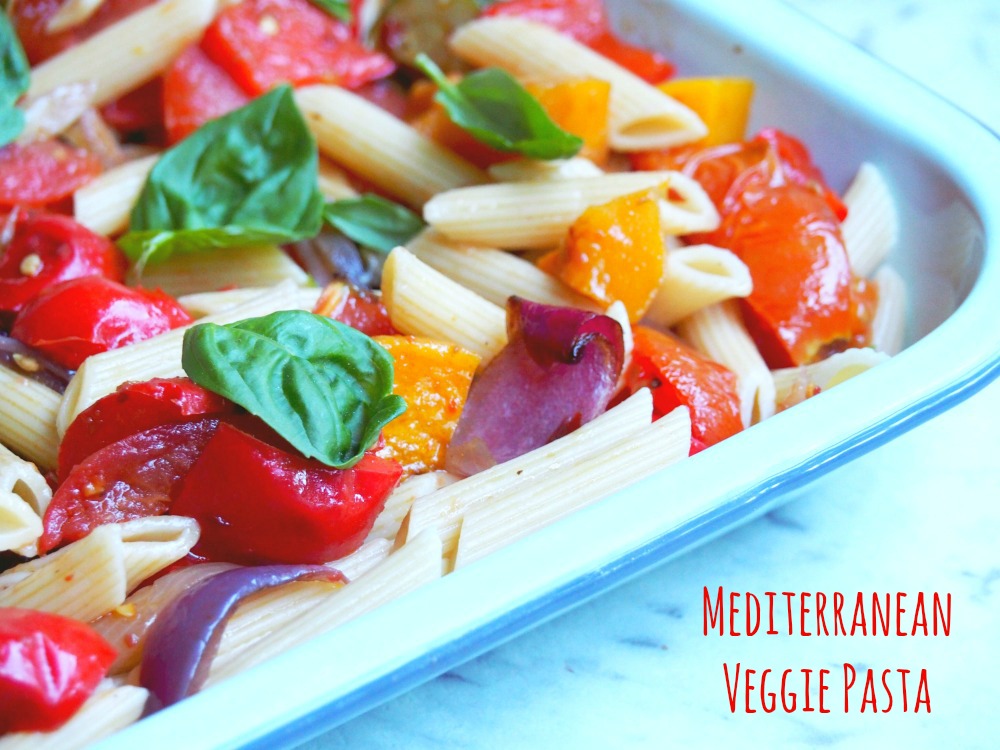 mediterranean veggie pasta 1