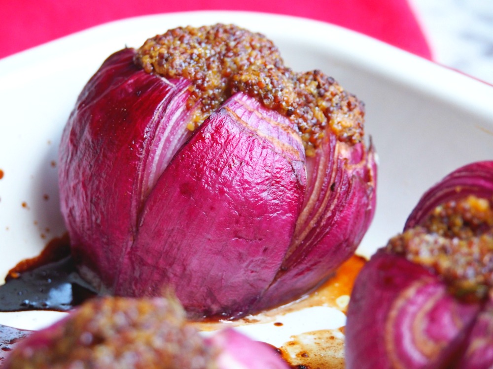 Mustardy Baked Onions 3