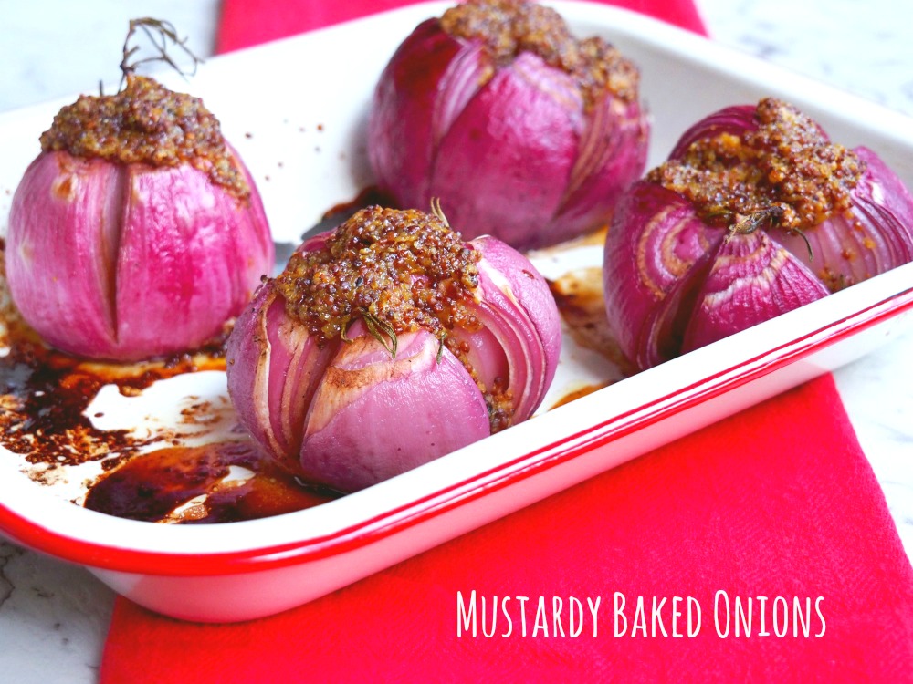 Mustardy Baked Onions 1