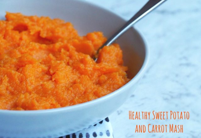 Healthy Sweet Potato and Carrot Mash