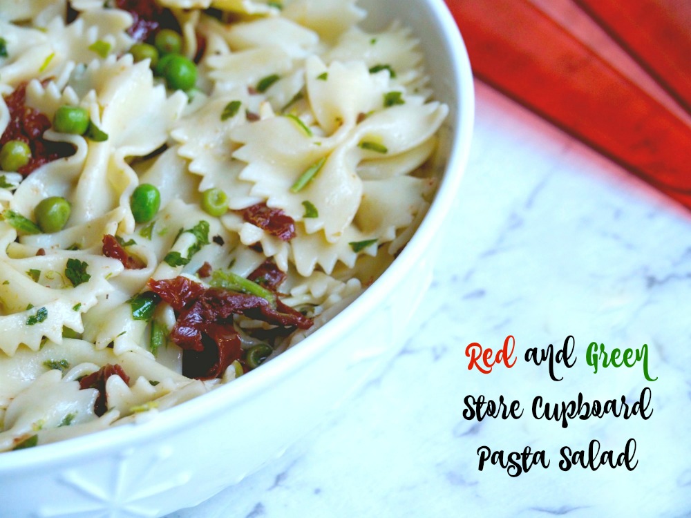 Meatless Monday – Red and Green Store Cupboard Salad