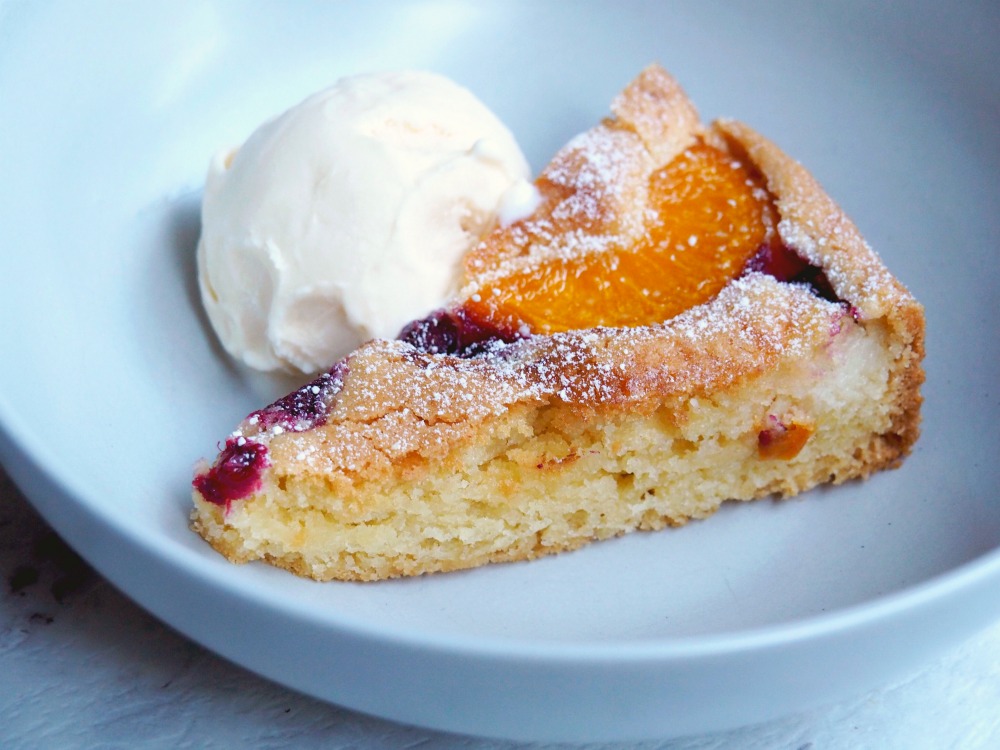 Viv's Peach and Raspberry Tart 4