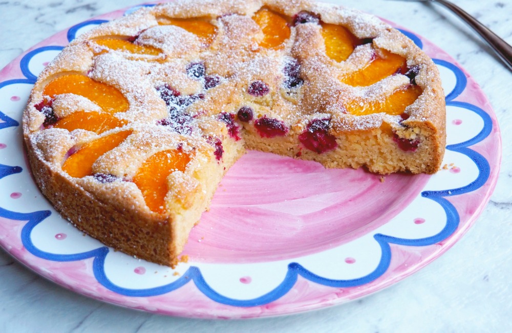 Viv's Peach and Raspberry Tart 3