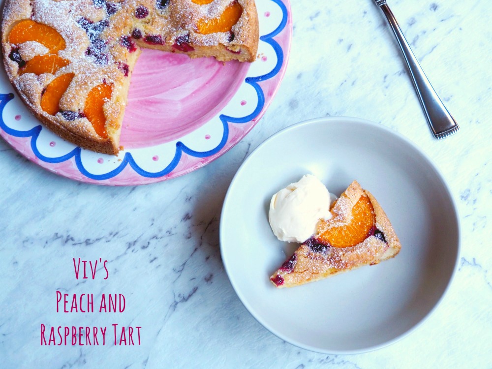 Viv's Peach and Raspberry Tart 7