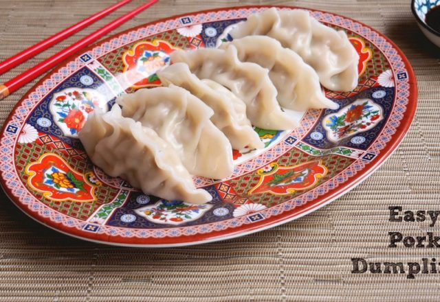 Steph’s Easy Pork Dumplings