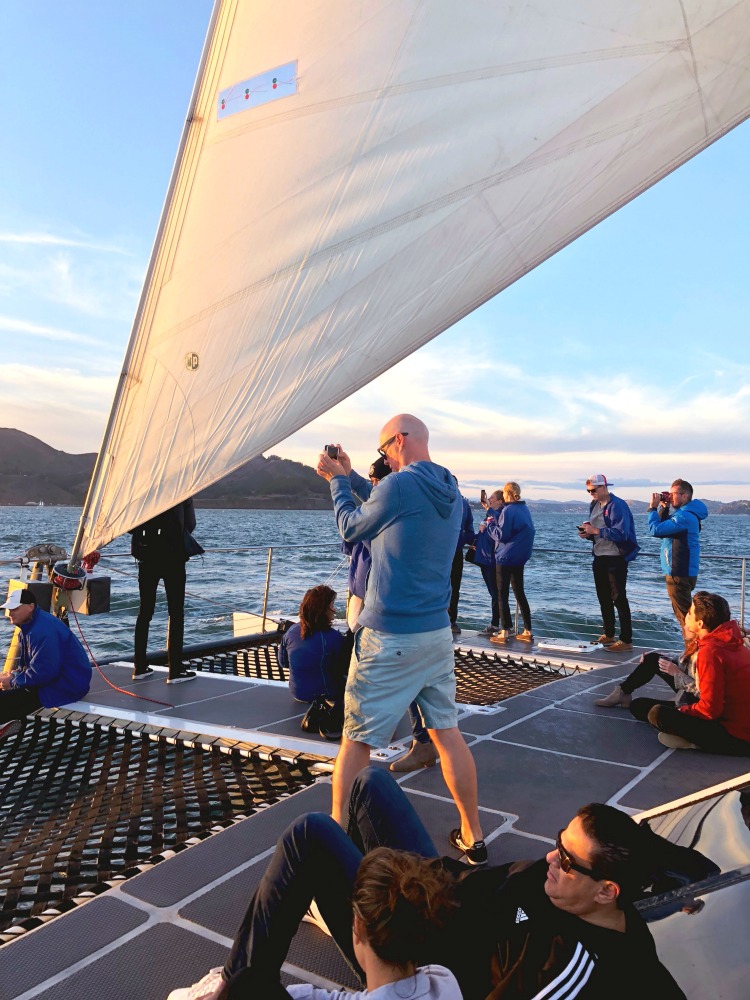 sunset cruise san francisco adventure cat 4