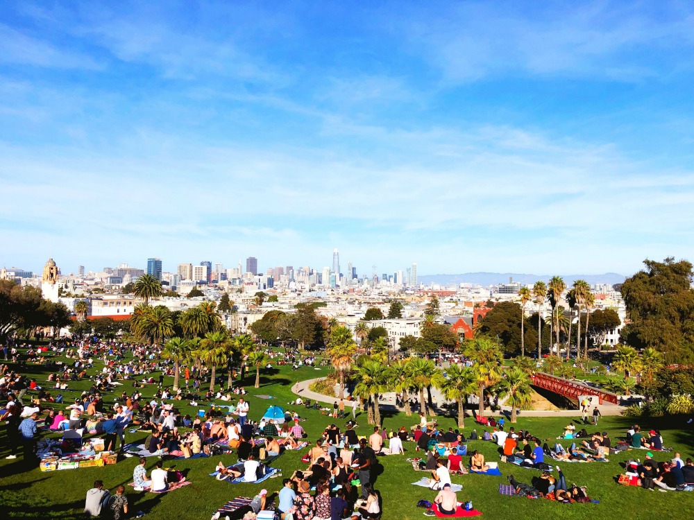 Things to see and do in SF -Dolores Park