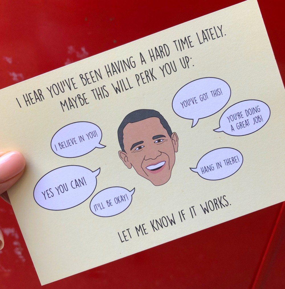 Barack Obama postcards