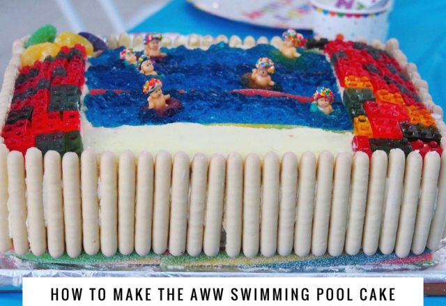 How to Make a Swimming Pool Cake