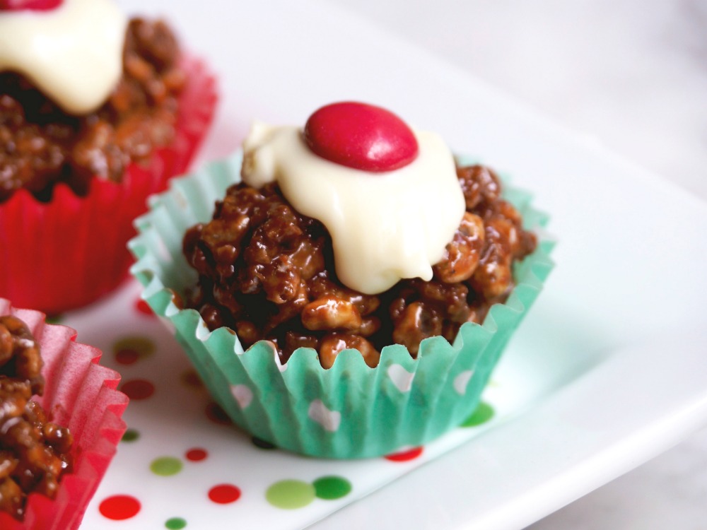 Mini Mars Bar Christmas Crackle Puds 2